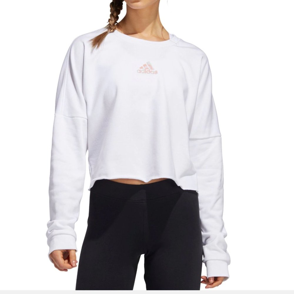 Adidas Women's Tye Dye Crewneck Sweatshirt